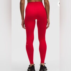 Lululemon Oxford Red Leggings